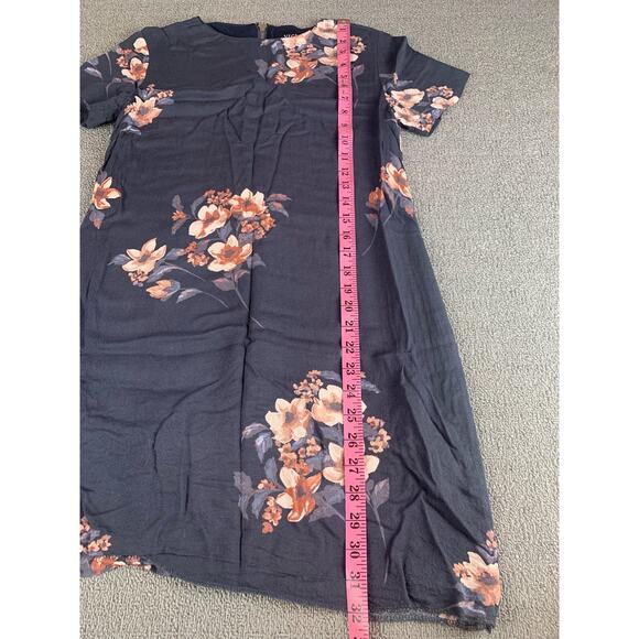 Vici Mini Dress Floral Gray Pink Wedding Guest Event Special Occasion Sz Medium - Picture 7 of 11
